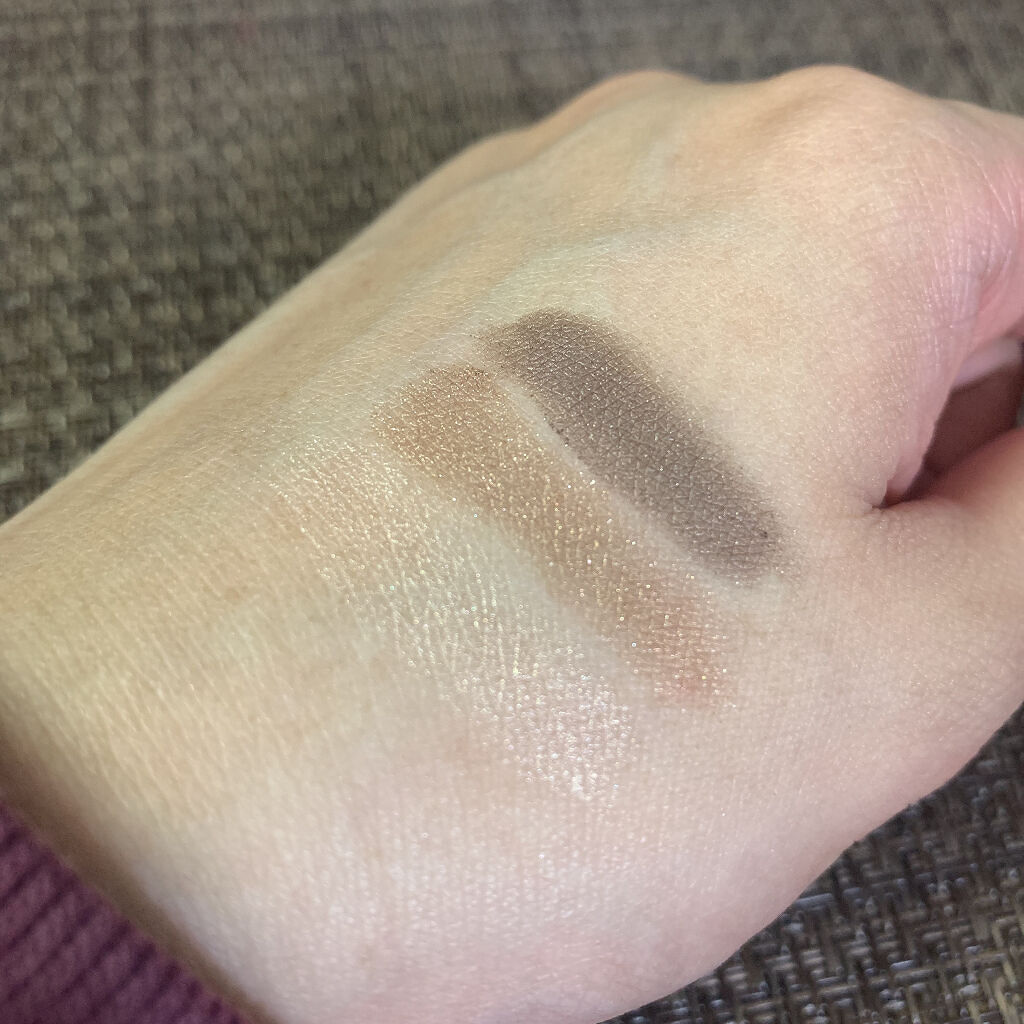 トーンアップアイシャドウ 01 ナチュラルブラウン/CEZANNE/アイシャドウパレットを使ったクチコミ（3枚目）