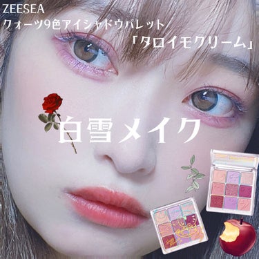 ZEESEA クォーツ 9色アイシャドウパレット（ドリームランドアイシャドウ）のクチコミ「こんにちは🥀りみです🖤
今日は、「ZEESEAクォーツ9色アイシャドウパレット  紫の少女『タ.....」（1枚目）