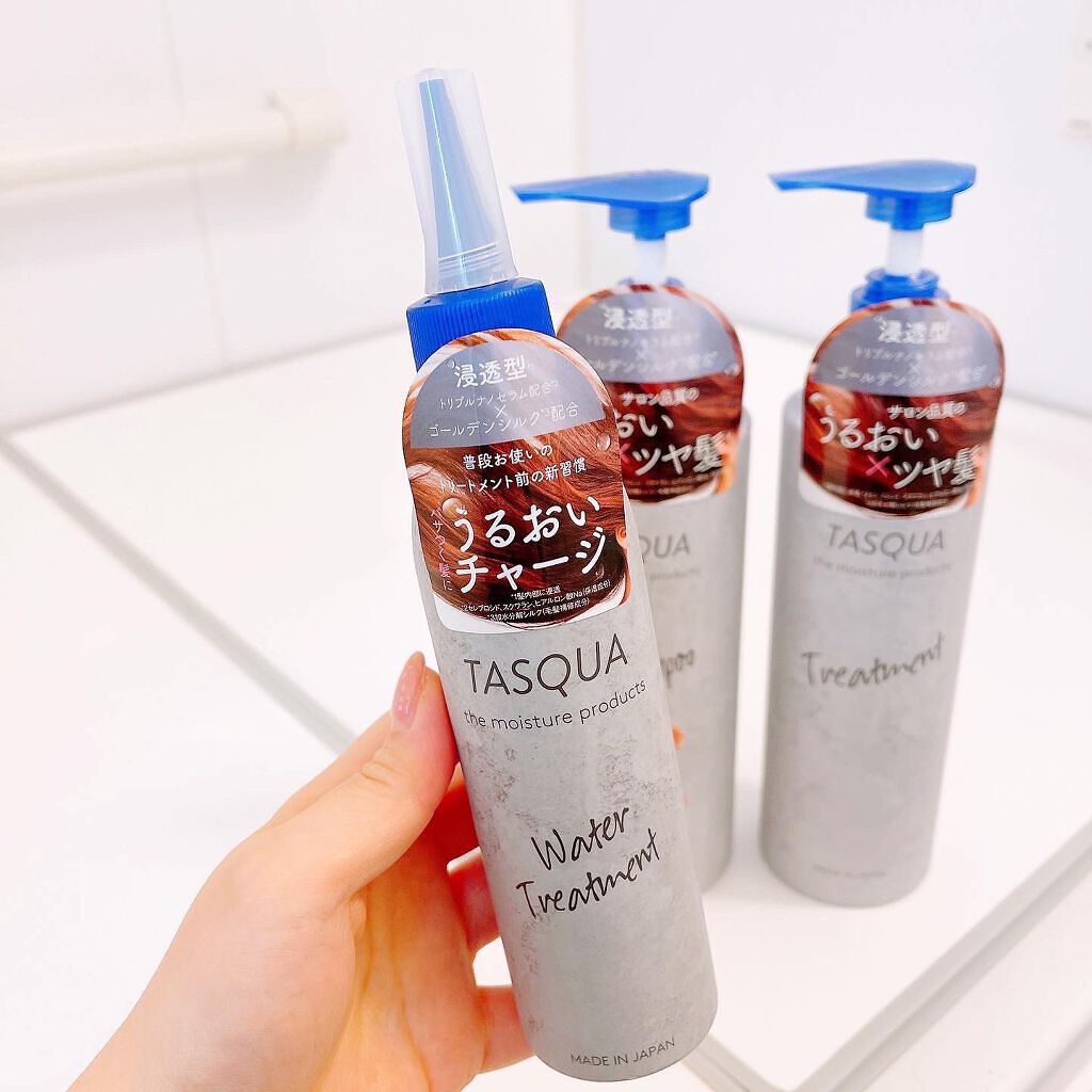 ウォータートリートメント/TASQUA/洗い流すヘアトリートメントを使ったクチコミ（3枚目）