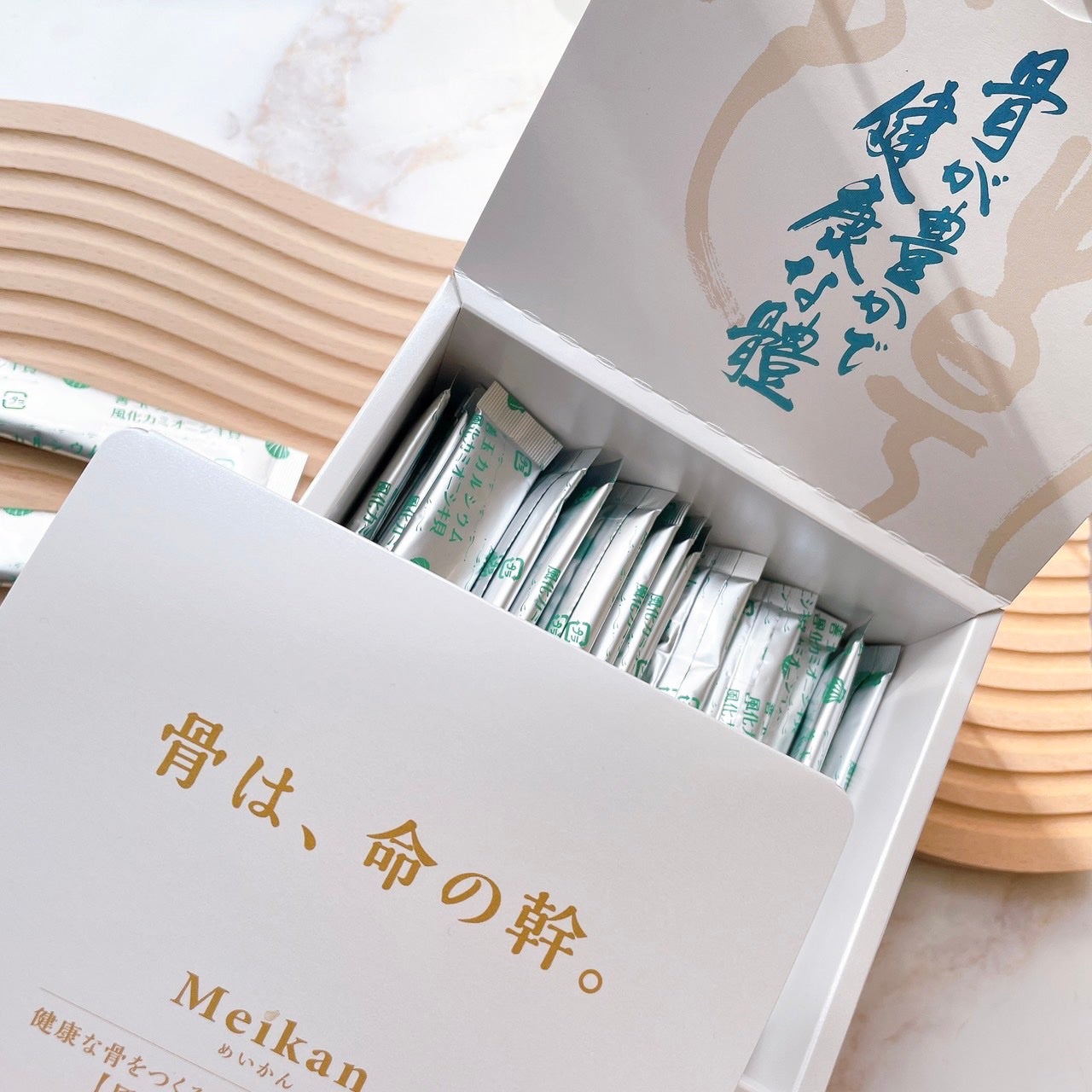 waniwaniコスメ@ふぉろば on LIPS 「命幹毎日手軽に摂取できるカルシウムサプリを飲んでみたよいつもの..」(4枚目)