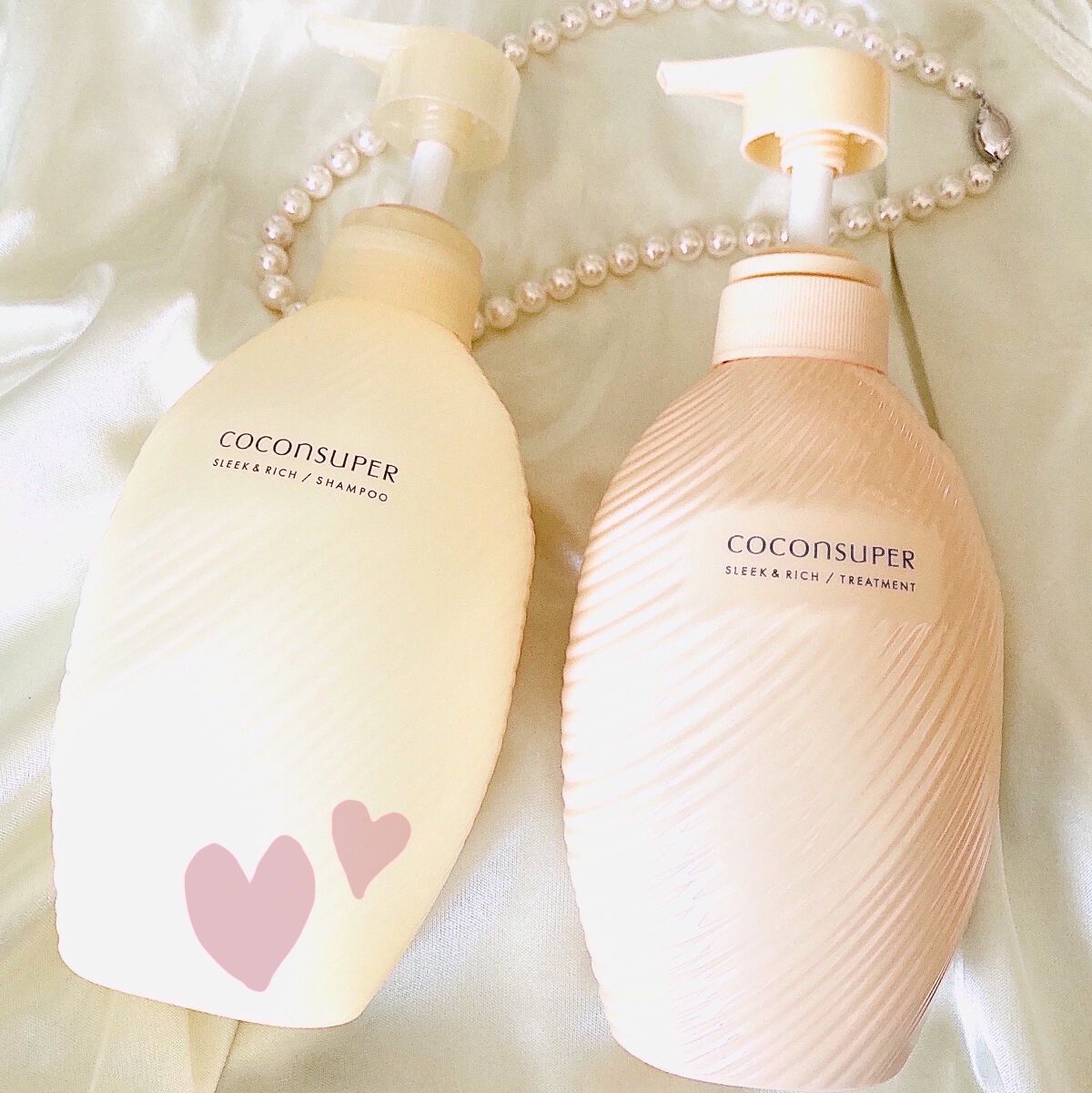 ココンシュペール インナーコンフォートシャンプー／インテンシブリペアトリートメント（スリーク＆リッチ）のクチコミ「ドラッグストアで、ココシュペールさんのシャンプー&トリートメント【スリーク&リッチ】
お試し容.....」（1枚目）