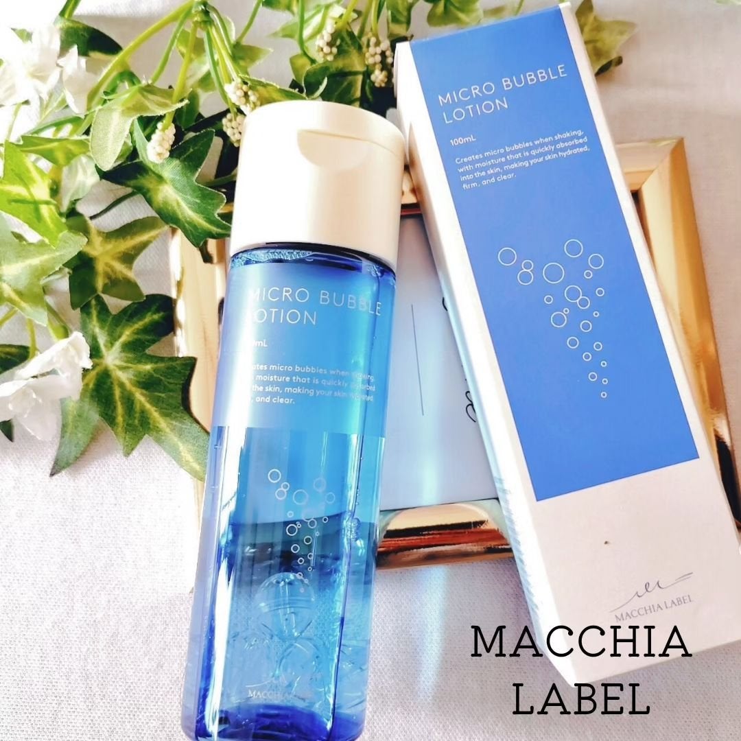 薬用マイクロバブルローション/Macchia Label/化粧水を使ったクチコミ(1枚目)