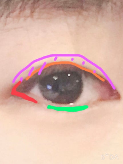 UR GLAM BLOOMING EYE COLOR PALETTE/U R GLAM/アイシャドウパレットを使ったクチコミ(3枚目)