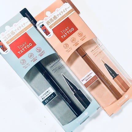 1DAY TATTOO リキッドアイライナー/K-パレット/リキッドアイライナーを使ったクチコミ(1枚目)