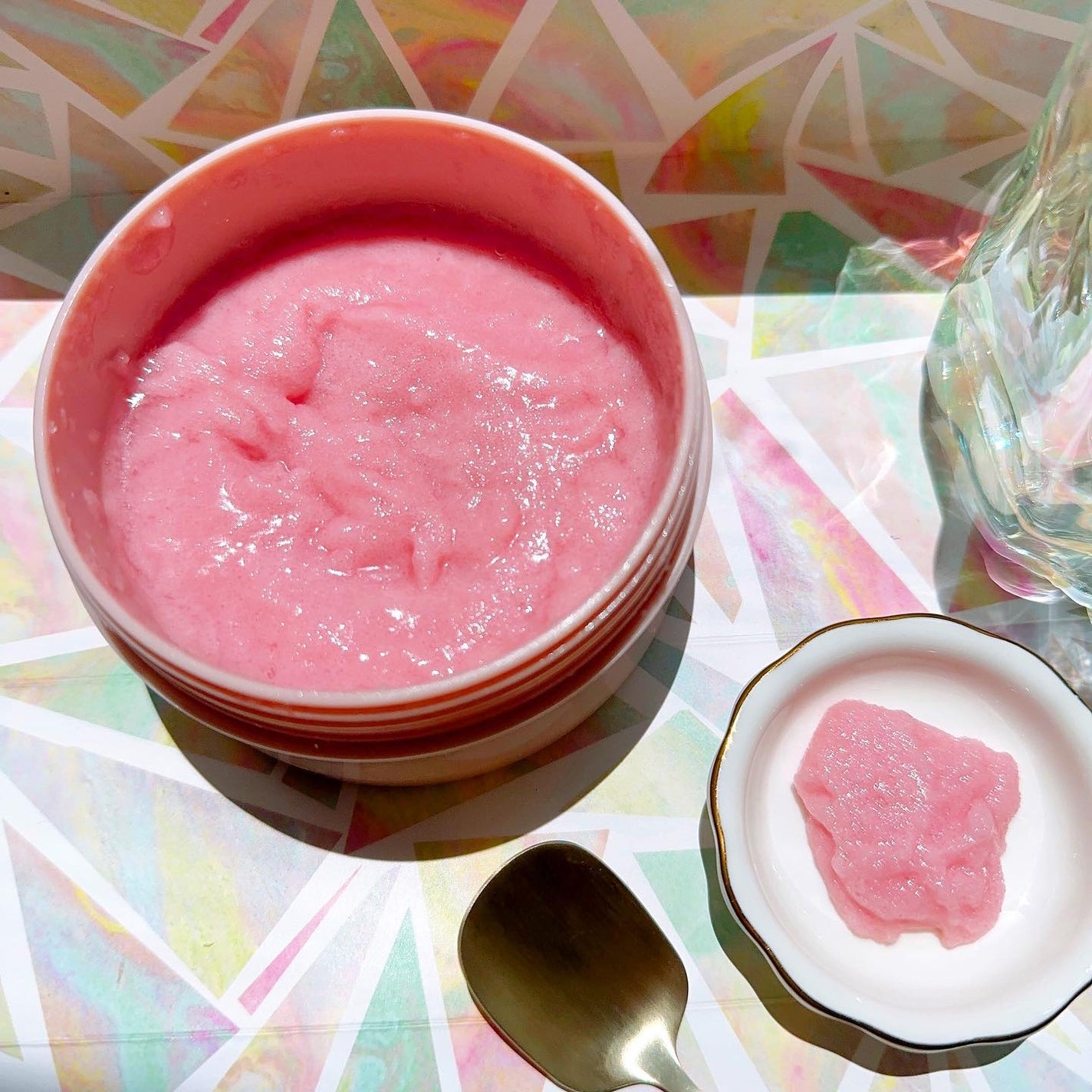 Q+Me スウィート ボム タラソ スクラブ/AGARISM/バスト・ヒップケアを使ったクチコミ(3枚目)