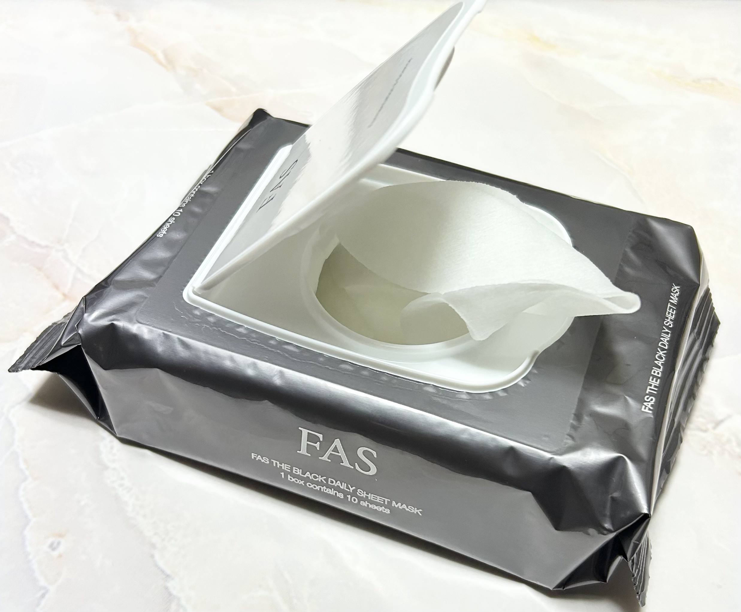 FAS ザ ブラック デイリー シートマスク/FAS/シートマスク・パックを使ったクチコミ（2枚目）