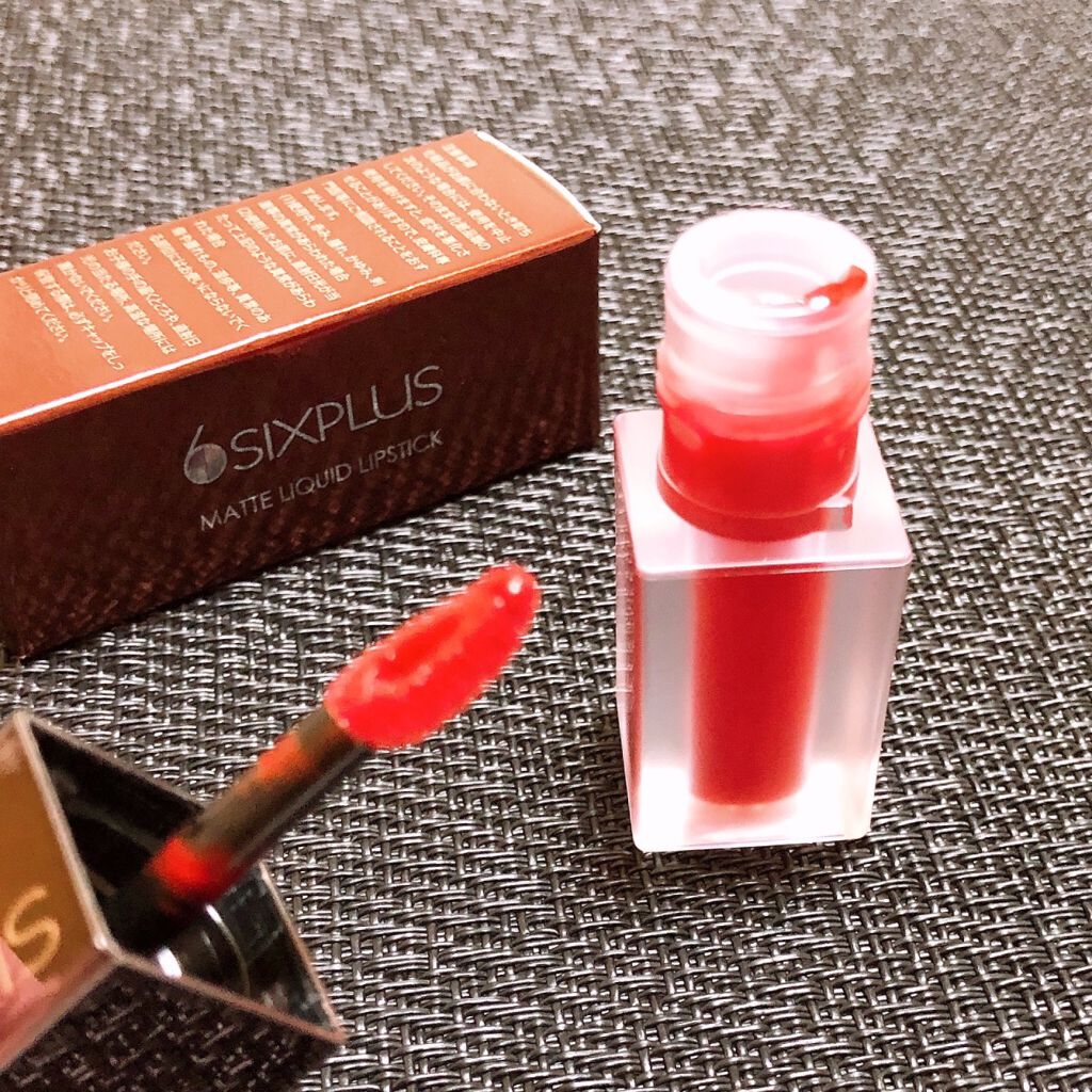 SIXPLUS マット リキッド リップスティック/SIXPLUS/リップグロスを使ったクチコミ(3枚目)