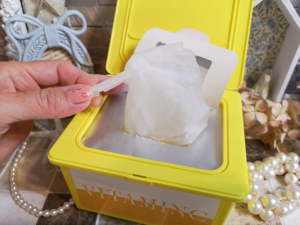 VITAMINC タイトスキンシートマスク/Grande Prossimo/シートマスク・パックを使ったクチコミ(3枚目)