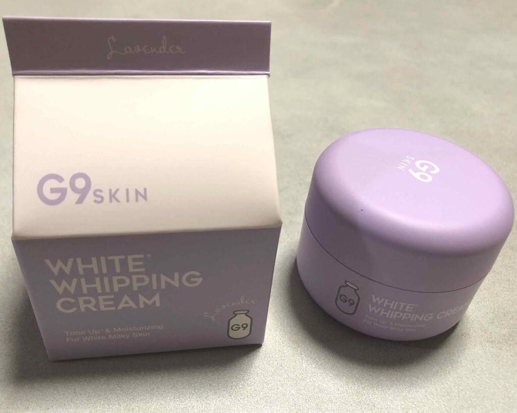 WHITE WHIPPING CREAM(ウユクリーム)/G9SKIN/化粧下地を使ったクチコミ(1枚目)