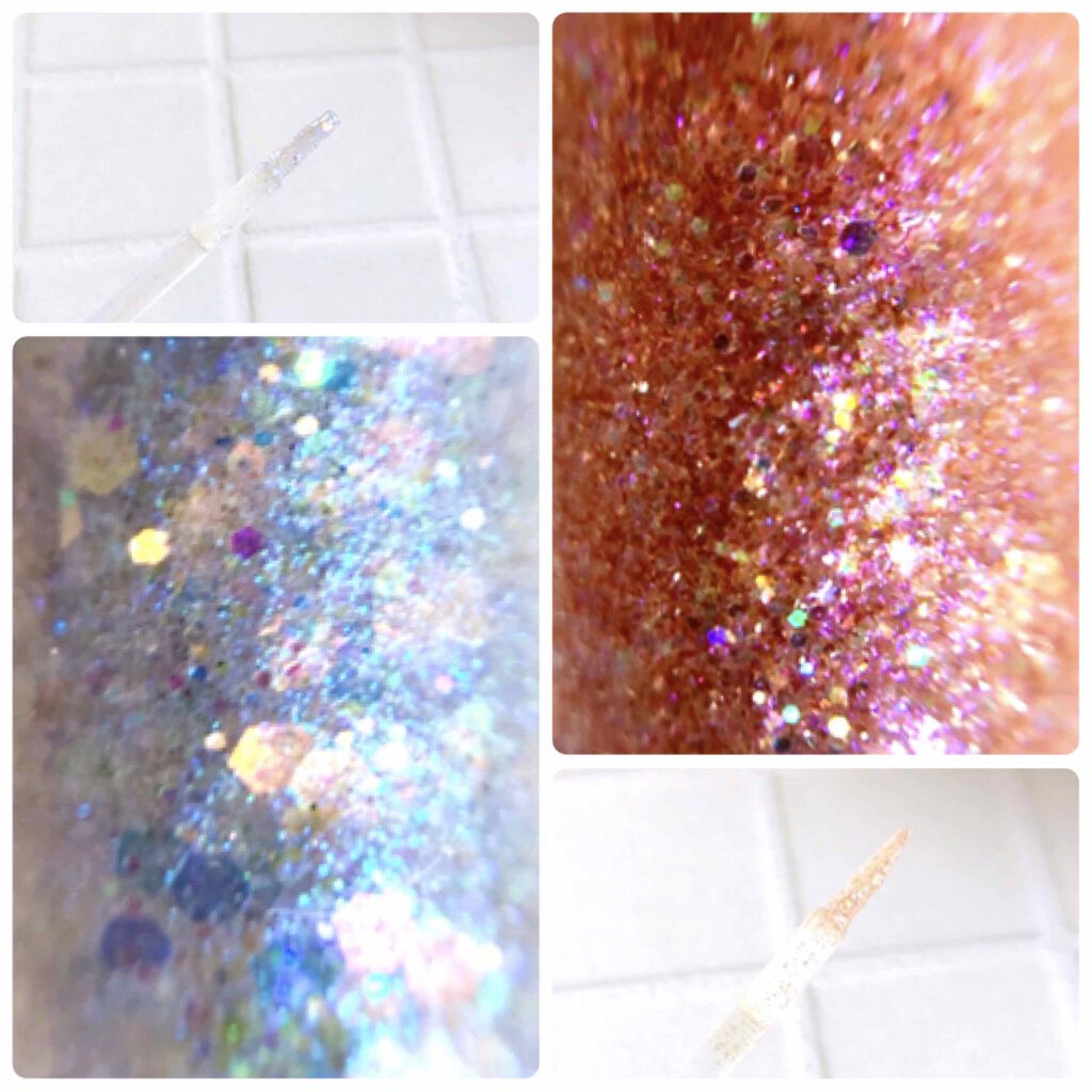 リキッド グリッター シャドウ/rom&amp;nd/グリッターを使ったクチコミ（3枚目）