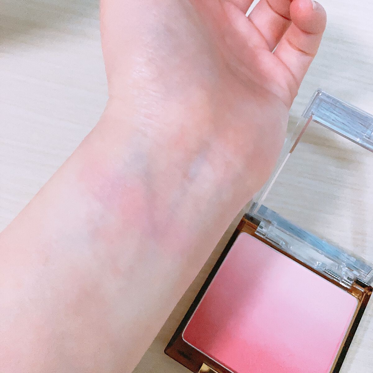 オーラティック ブラッシュ/excel/パウダーチークを使ったクチコミ(6枚目)