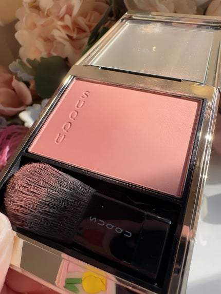 ブラーリング カラー ブラッシュ/SUQQU/パウダーチークを使ったクチコミ(8枚目)