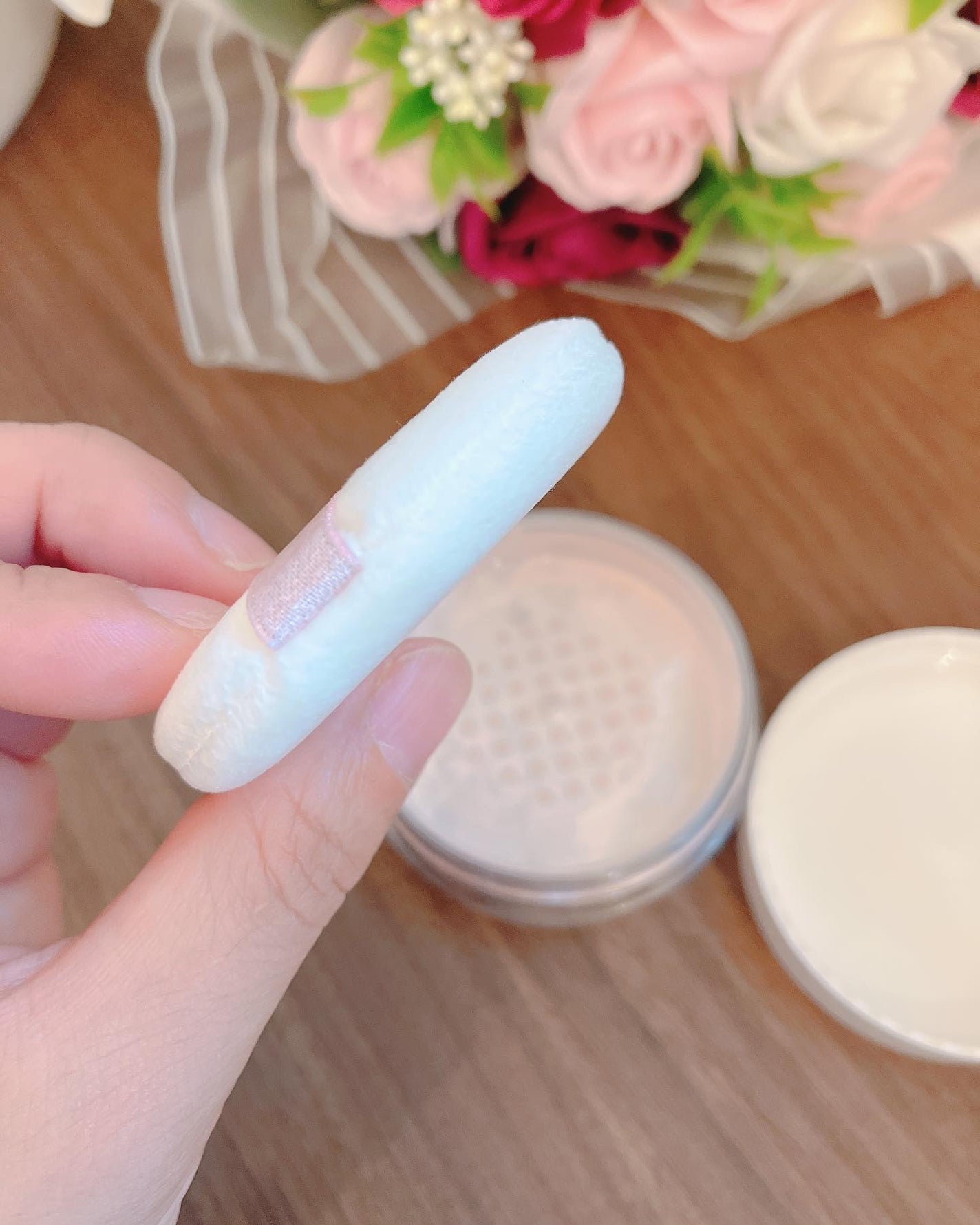 フレグランスリッチパウダー J(ペアーの香り)/パルガントン/ルースパウダーを使ったクチコミ(8枚目)