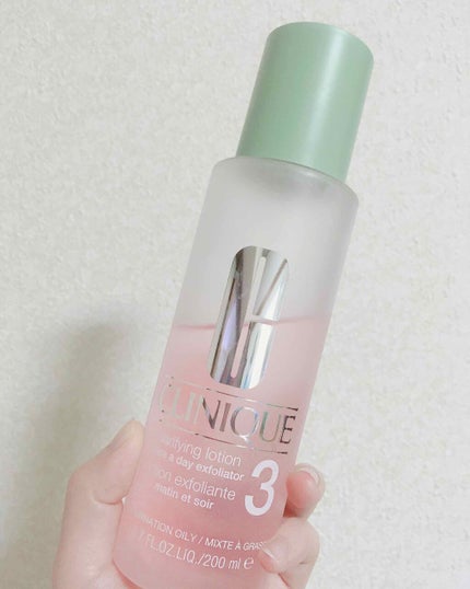 クラリファイング ローション 3/CLINIQUE/拭き取り化粧水を使ったクチコミ(1枚目)