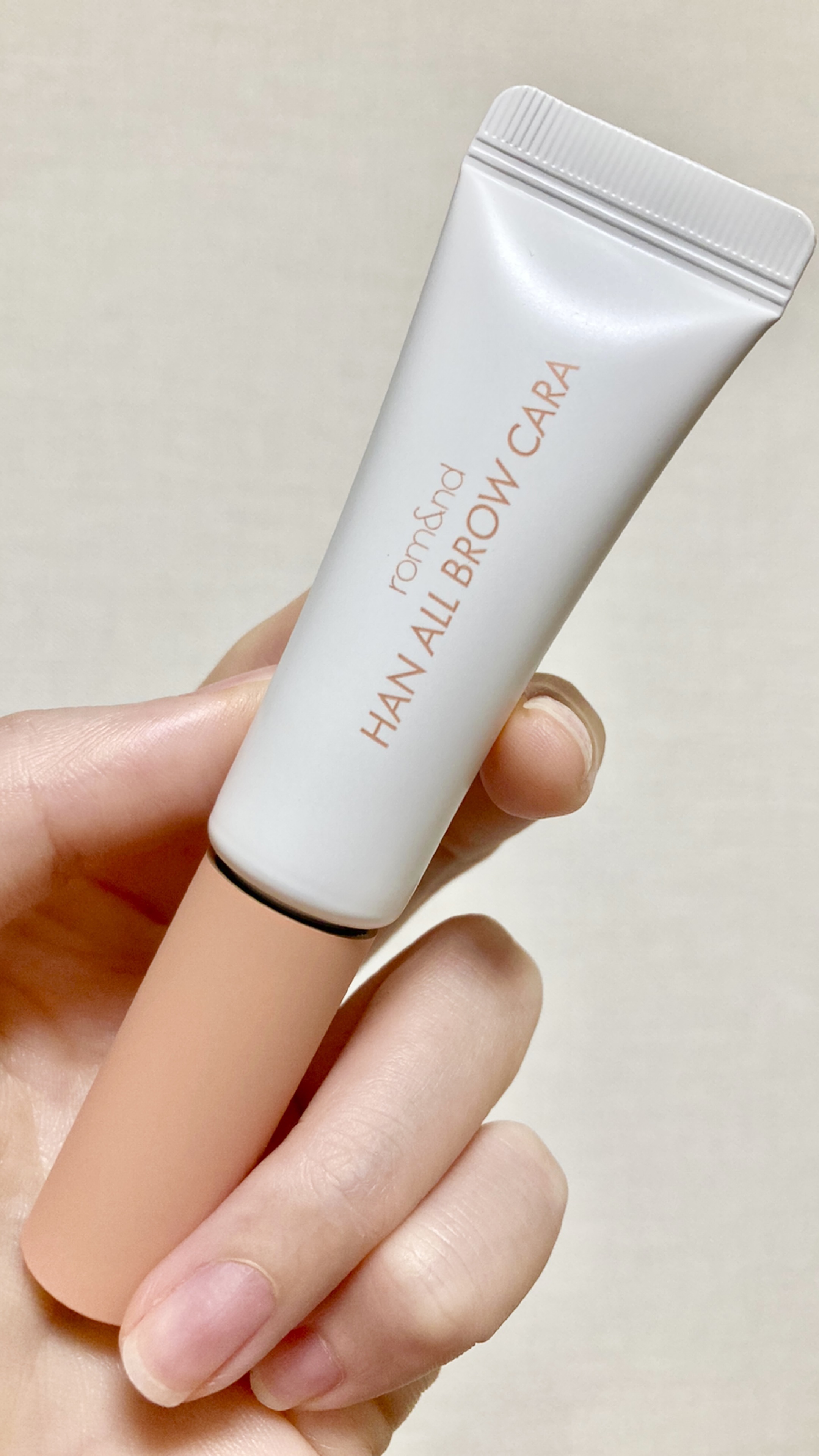 ハンオールブロウカラ/rom&nd/眉マスカラを使ったクチコミ（1枚目）