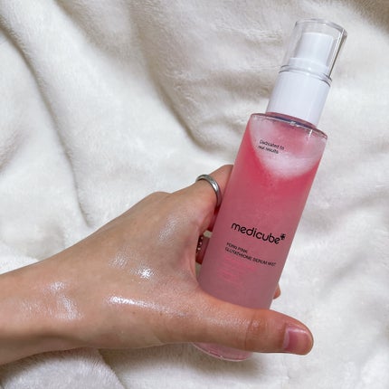 PDRNピンクセラムミスト/MEDICUBE/美容液を使ったクチコミ(4枚目)