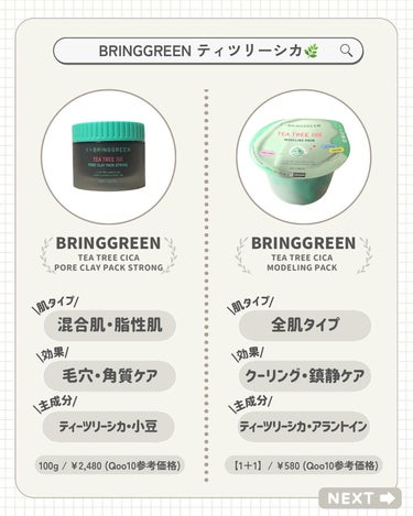 ティーツリーシカポアクレイパックストロング/BRING GREEN/シートマスク・パックを使ったクチコミ（2枚目）