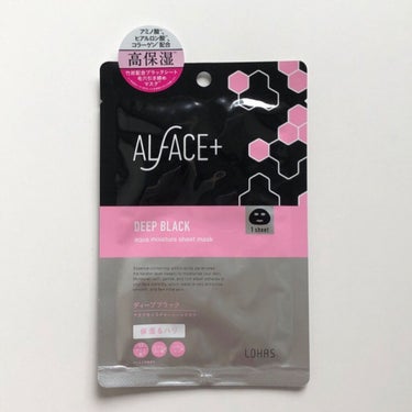 ディープブラック アクアモイスチャー シートマスク 1枚/ALFACE+/シートマスク・パックを使ったクチコミ（1枚目）