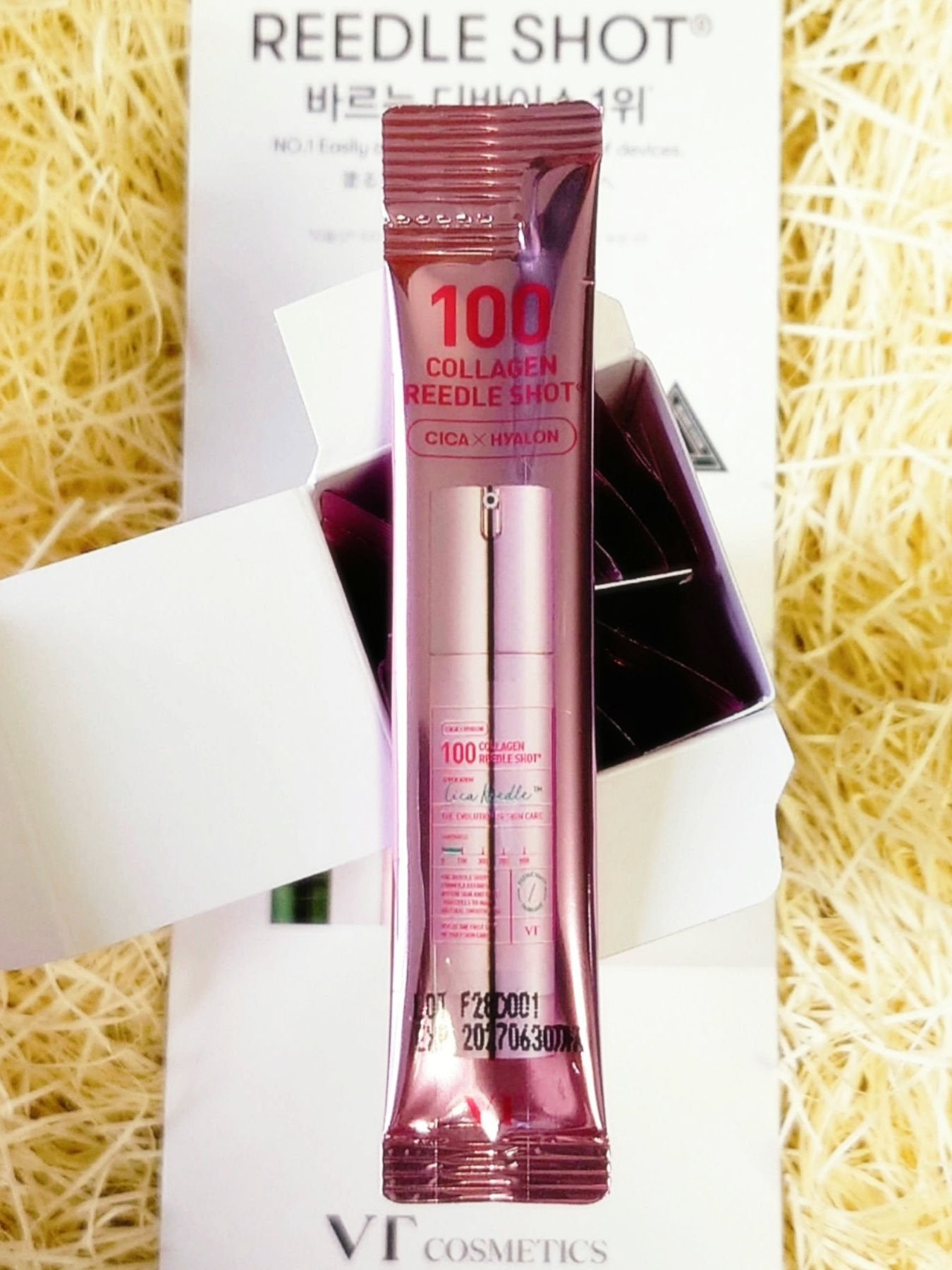 コラーゲンリードルショット100/VT/ブースター・導入液を使ったクチコミ(4枚目)