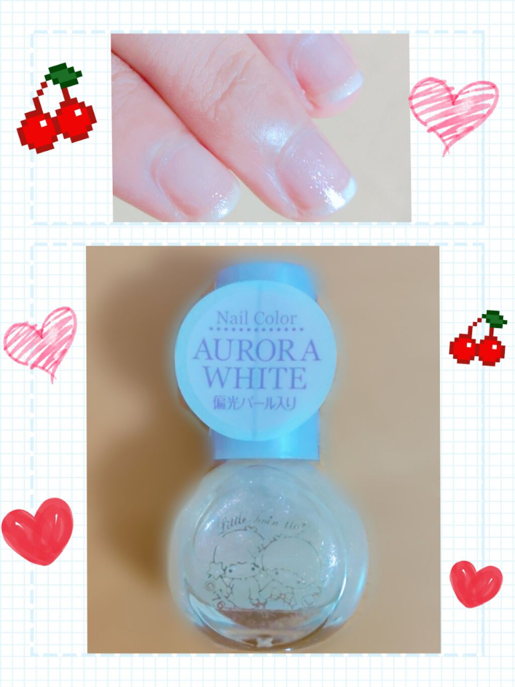 サンリオネイル/DAISO/マニキュアを使ったクチコミ（3枚目）