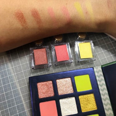 Pressed Powder Eye Shadow PEACH/Beauty glazed/パウダーアイシャドウを使ったクチコミ（3枚目）