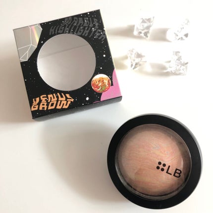 マーブルハイライター/LB/パウダーチークを使ったクチコミ(1枚目)