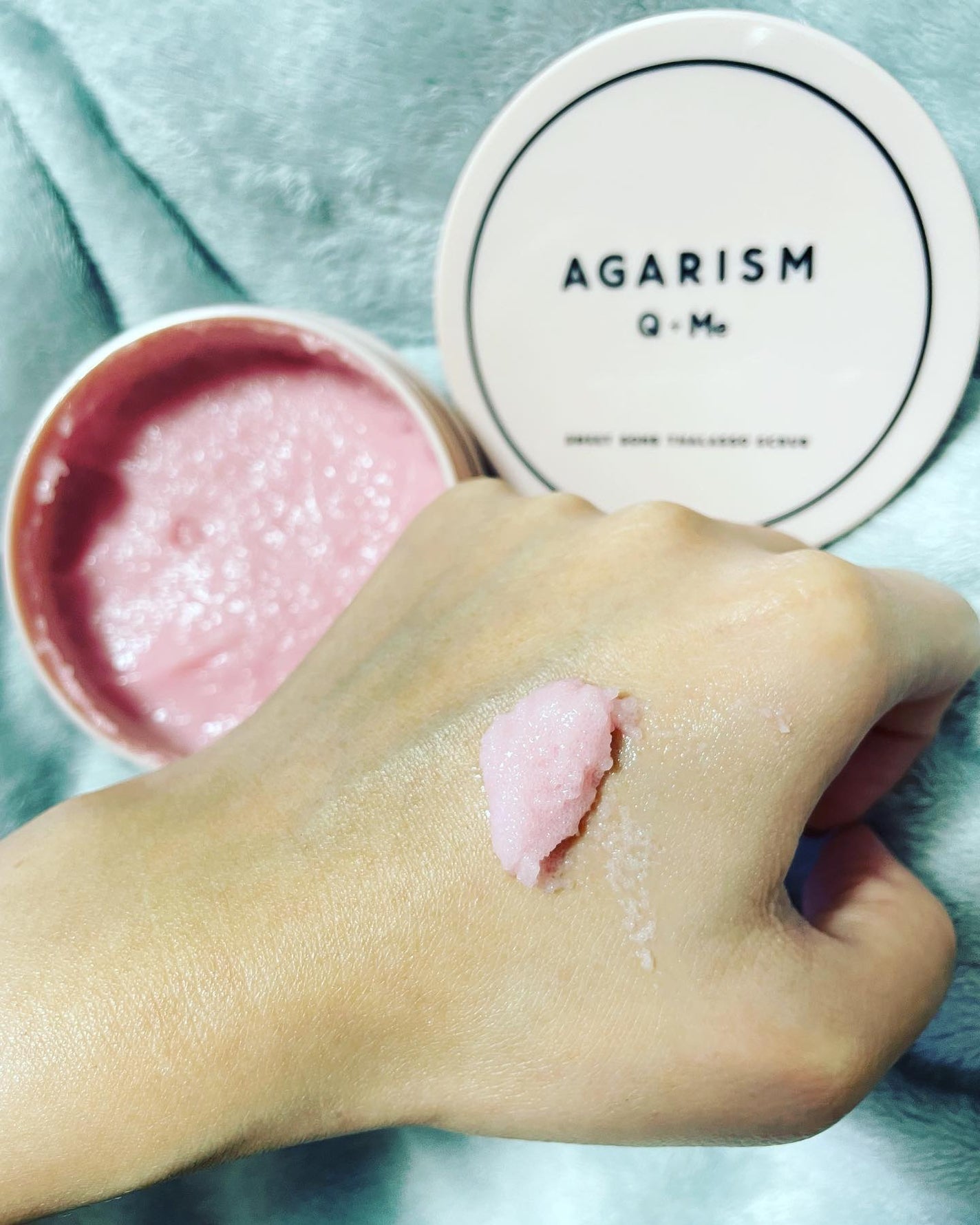 Q+Me スウィート ボム タラソ スクラブ/AGARISM/バスト・ヒップケアを使ったクチコミ(2枚目)