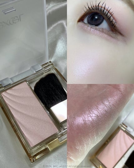 ドレープド シマーグロウ/excel/パウダーハイライトを使ったクチコミ(4枚目)