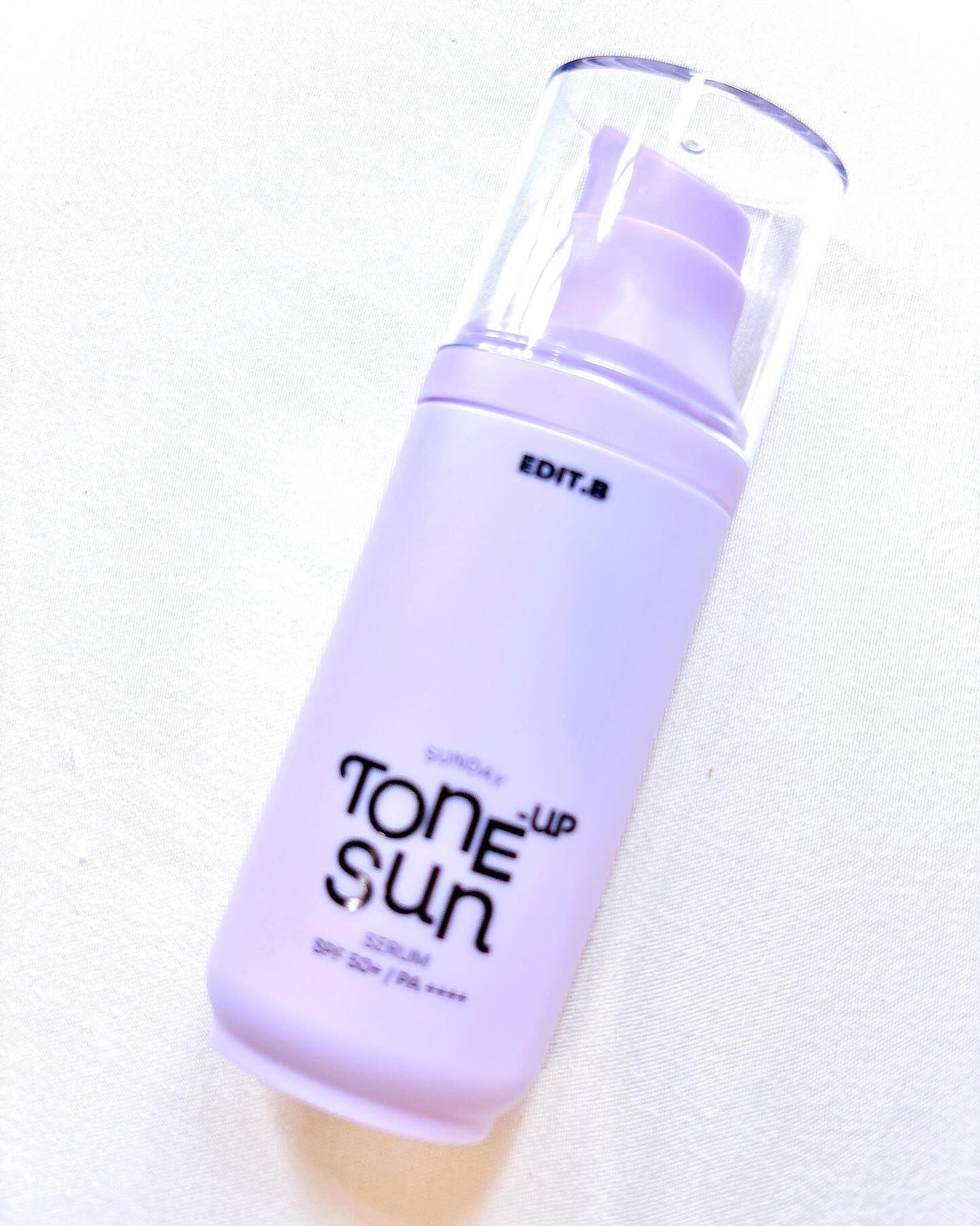 サンデートーンアップサンセラム/EDIT.B/美容液を使ったクチコミ（2枚目）
