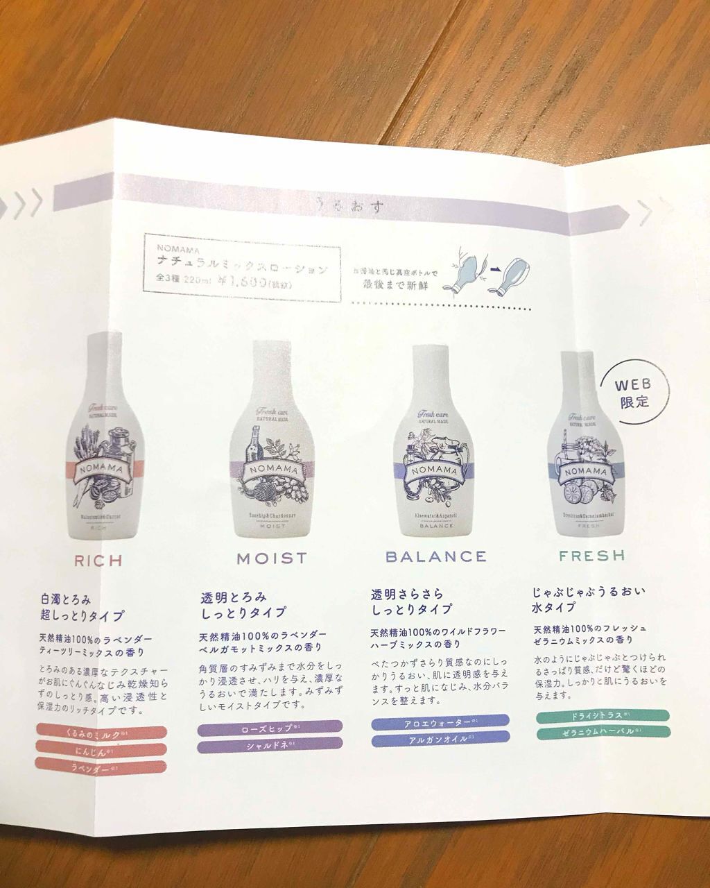 ナチュラルミックスローション FRESH じゃぶじゃぶうるおい水タイプ/NOMAMA/ボディローションを使ったクチコミ（2枚目）