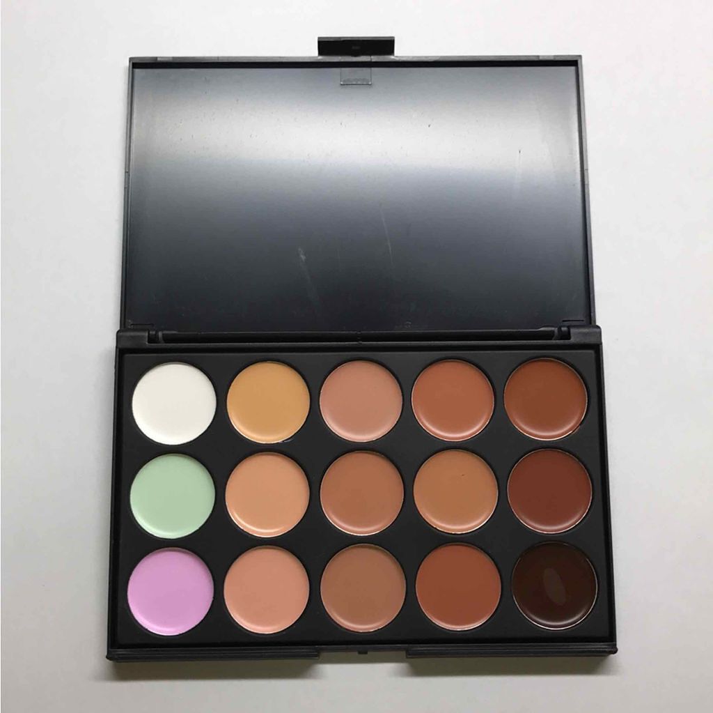 ファッショナブルコンシーラークリームカモフラージュパレット/Boolavard/パレットコンシーラーを使ったクチコミ（3枚目）