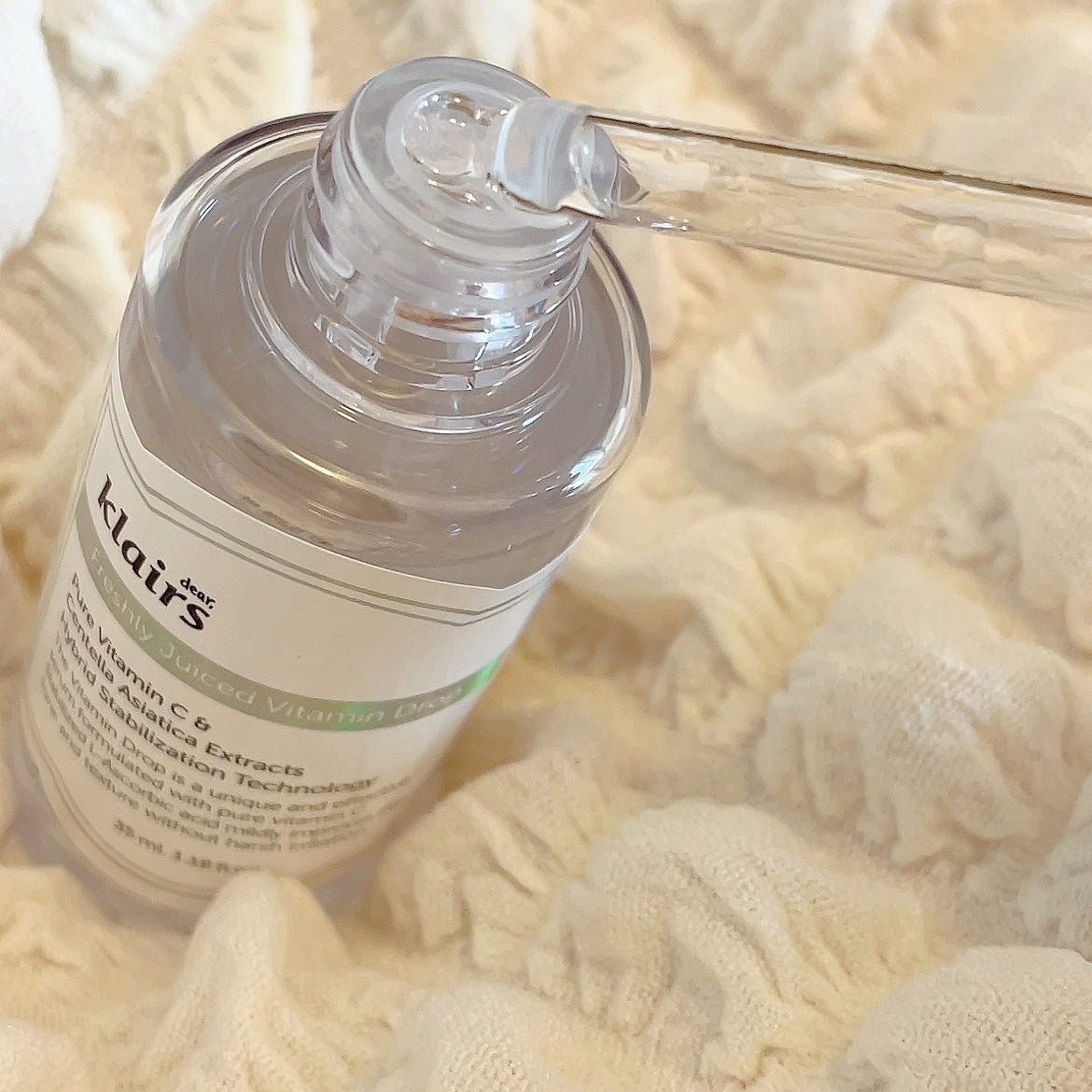 フレッシュリージュースドビタミンドロップ(35ml)/Klairs/美容液を使ったクチコミ(2枚目)