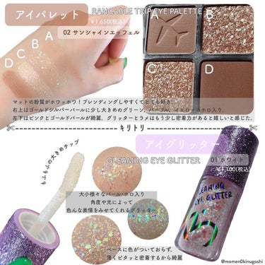 RANCABLE TRIP EYE PALETTE/IBIM/アイシャドウパレットを使ったクチコミ（2枚目）