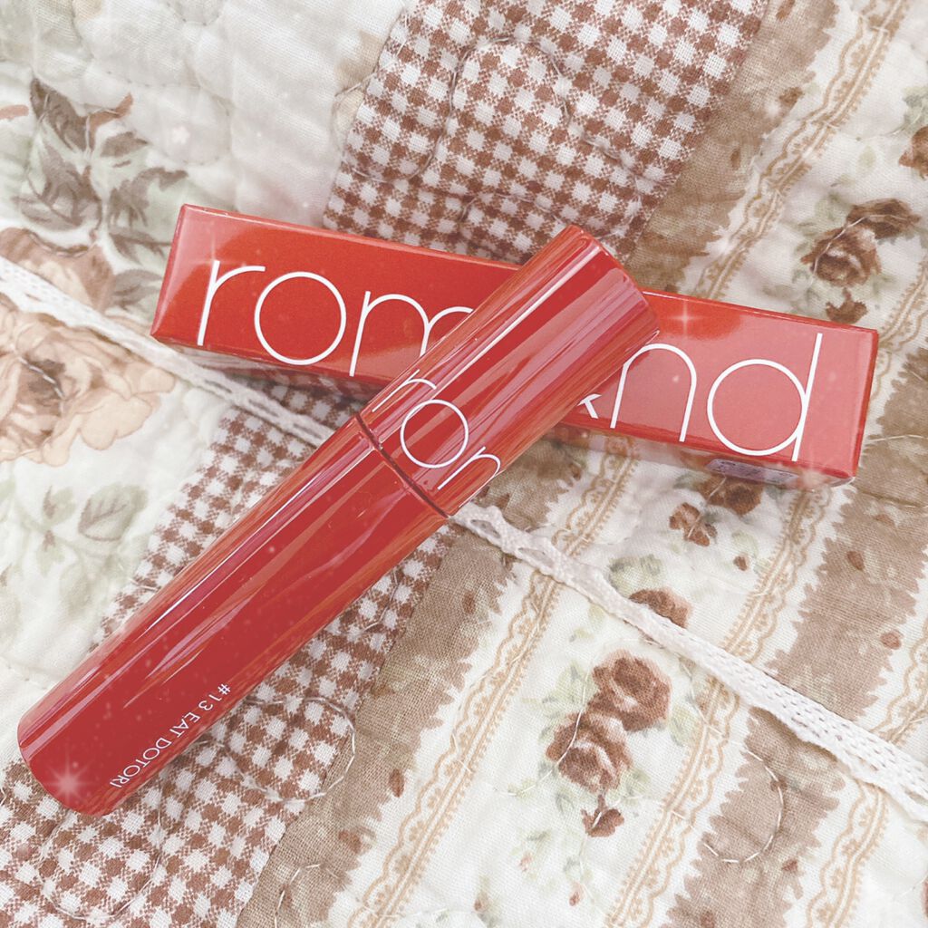 ジューシーラスティングティント/rom&nd/リップティントを使ったクチコミ(1枚目)