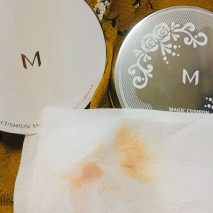 M クッション ファンデーション (ウェディングパーリー)/MISSHA/クッションファンデーションを使ったクチコミ(2枚目)