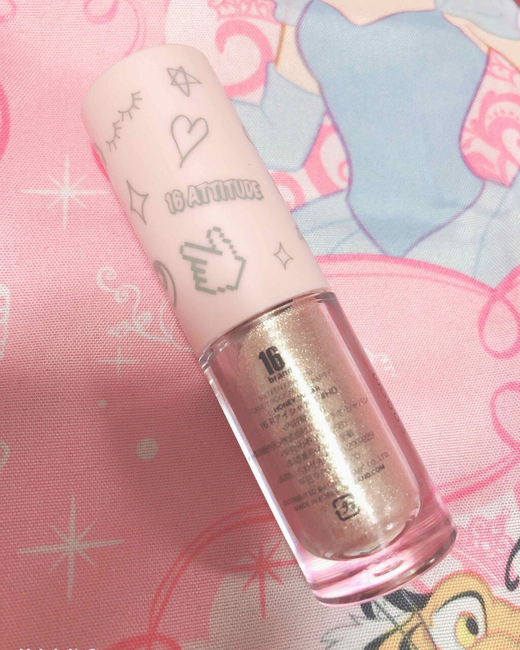 CANDYROCK SUGARPARTY/16BRAND/リキッドアイシャドウを使ったクチコミ(2枚目)