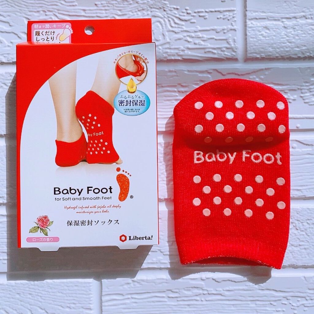 ベビーフット 保湿密封ソックス/ベビーフット/レッグ・フットケアを使ったクチコミ（2枚目）