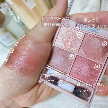 シルキースフレアイズ(マットタイプ)/キャンメイク/アイシャドウパレットを使ったクチコミ(3枚目)