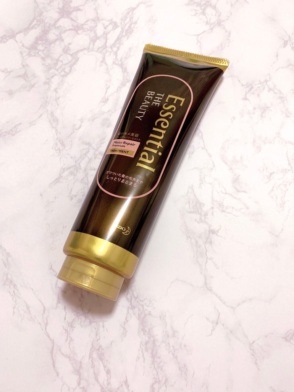 THE BEAUTY 髪のキメ美容プレミアムトリートメント<モイストリペアプレミアム>/エッセンシャル/洗い流すヘアトリートメントを使ったクチコミ(1枚目)
