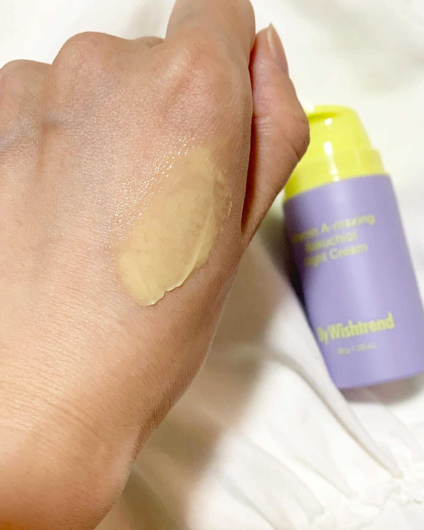 ビタミンA-mazingバクチオールナイトクリーム/By Wishtrend/フェイスクリームを使ったクチコミ(3枚目)