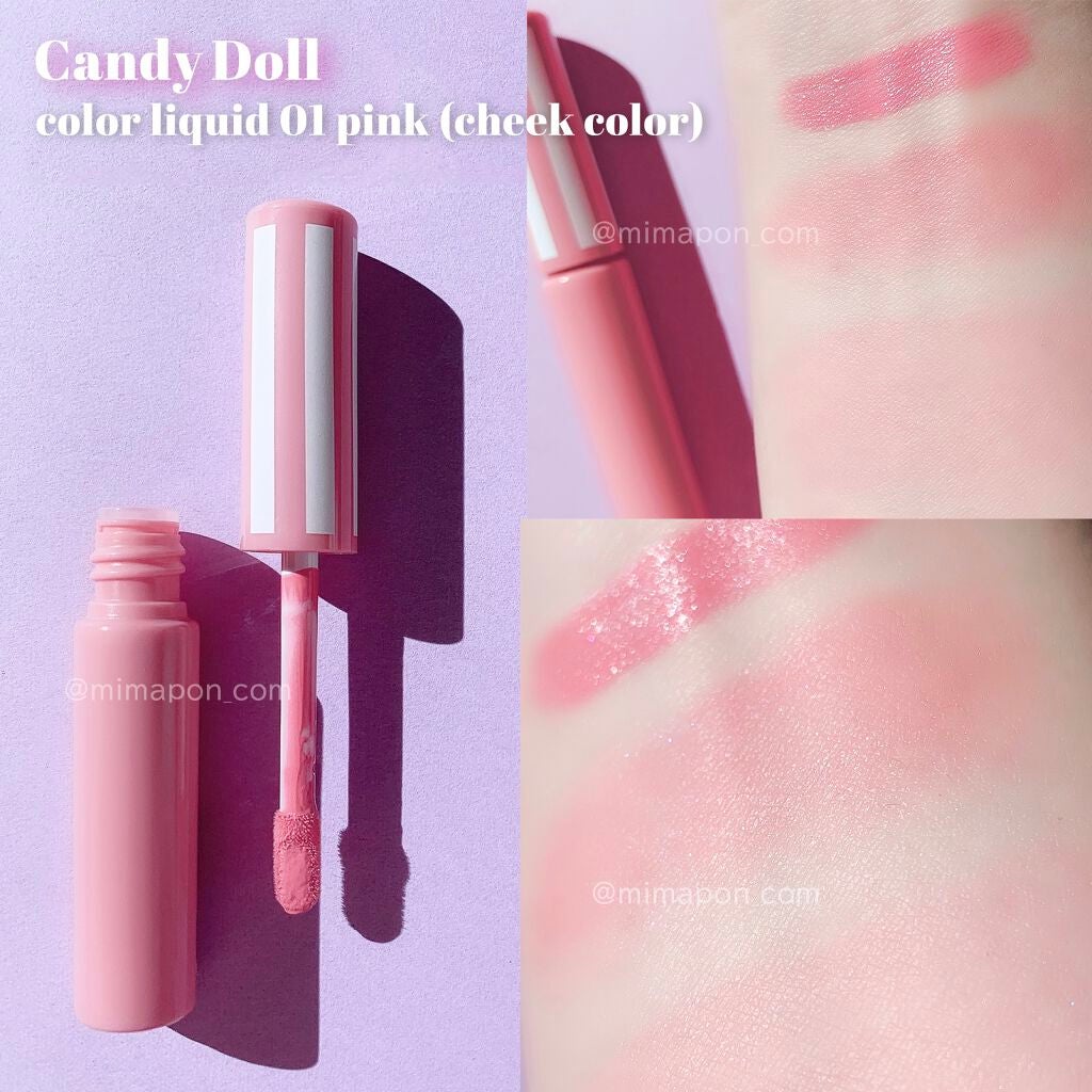 カラーリキッド/CandyDoll/リキッドチークを使ったクチコミ(1枚目)