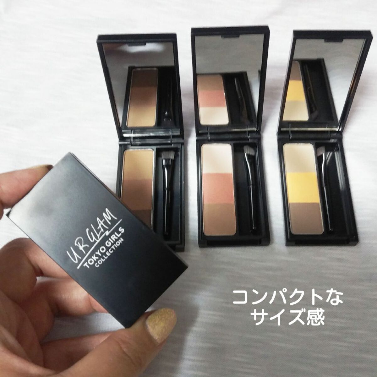 アイブロウパウダー (TOKYO GIRLS COLLECTION) 01/U R GLAM/パウダーアイブロウを使ったクチコミ（3枚目）