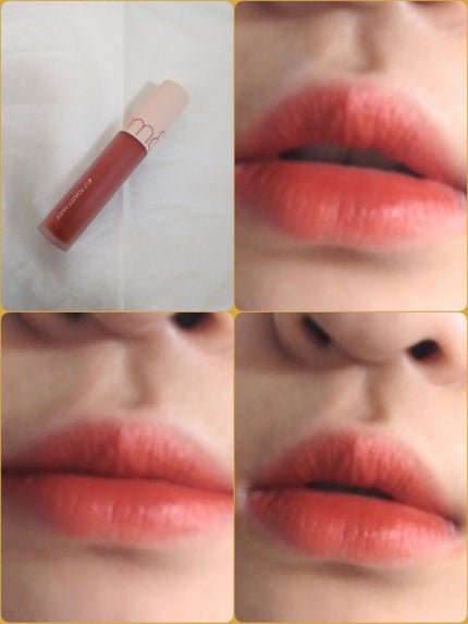 ゼロベルベットティント/rom&nd/リップティントを使ったクチコミ(3枚目)