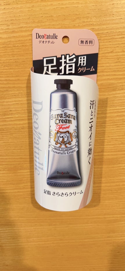 薬用足指さらさらクリーム/デオナチュレ/デオドラント・制汗剤を使ったクチコミ(1枚目)
