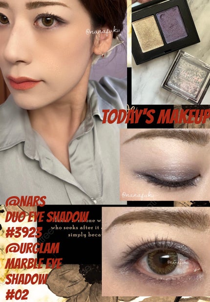 UR GLAM MARBLE EYESHADOW 02/U R GLAM/単色アイシャドウの画像