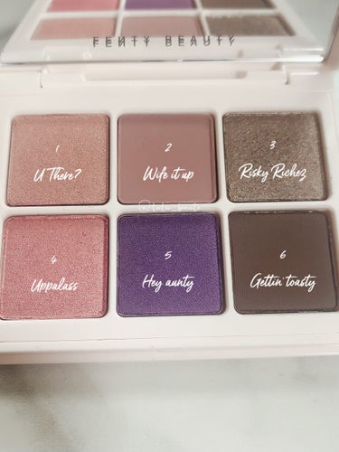 Snap shadows mix & match eyeshadow palette/FENTY BEAUTY BY RIHANNA/アイシャドウパレットを使ったクチコミ（2枚目）