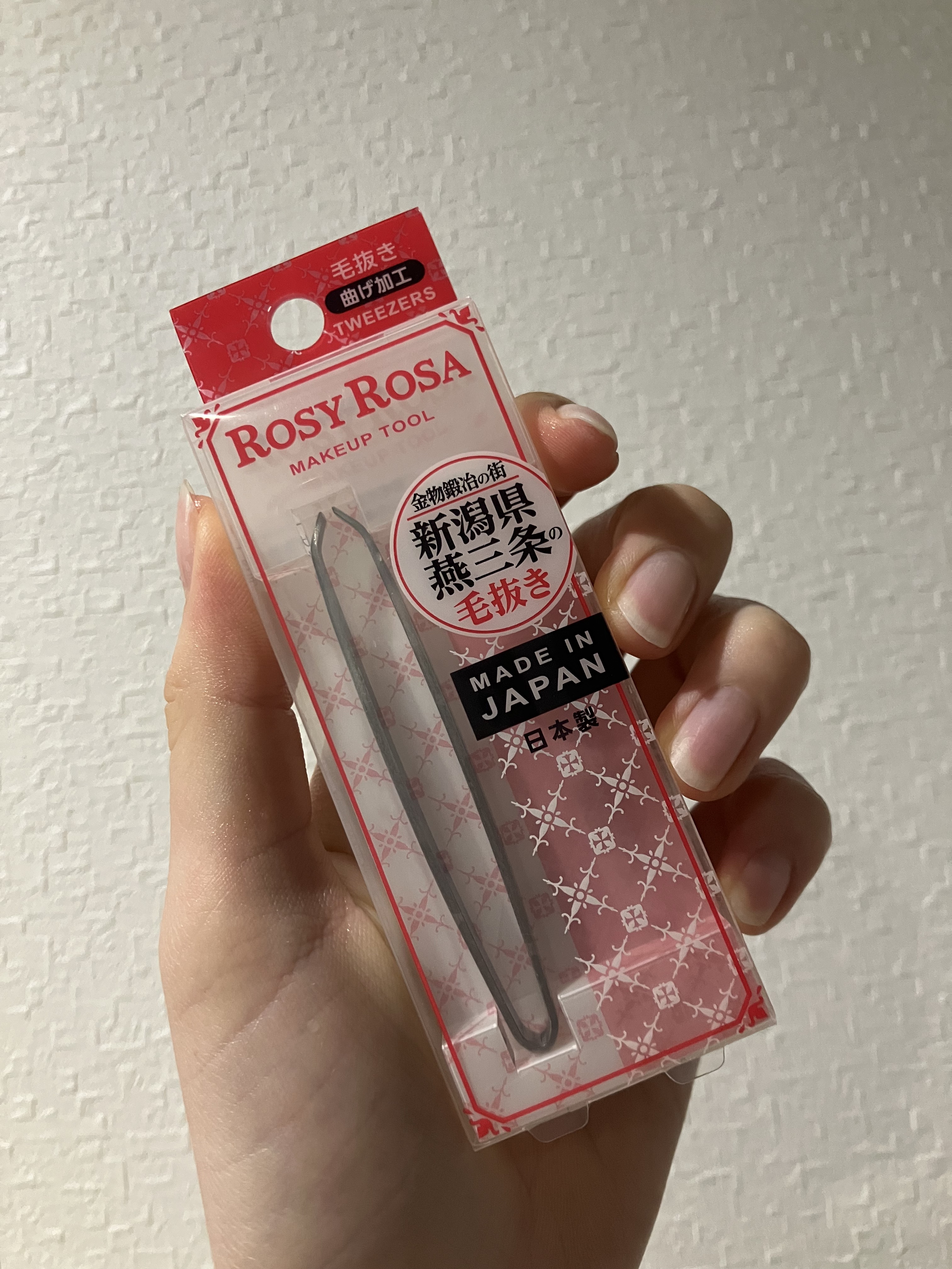 毛抜き（曲げ加工）/ロージーローザ/毛抜きを使ったクチコミ（1枚目）