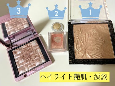 wet 'n' wild LOOSE HIGHLIGHTING POWDER POUDRE LIBRE ILLUMINATRICEのクチコミ「【使った商品】
◯ボビイブラウン
ミニハイライティングパウダー
LO1 ピンクグロウ

◯we.....」（1枚目）