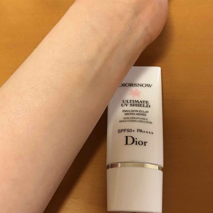 【旧】スノー アルティメット UVシールド 50+/Dior/日焼け止めミルクを使ったクチコミ(3枚目)
