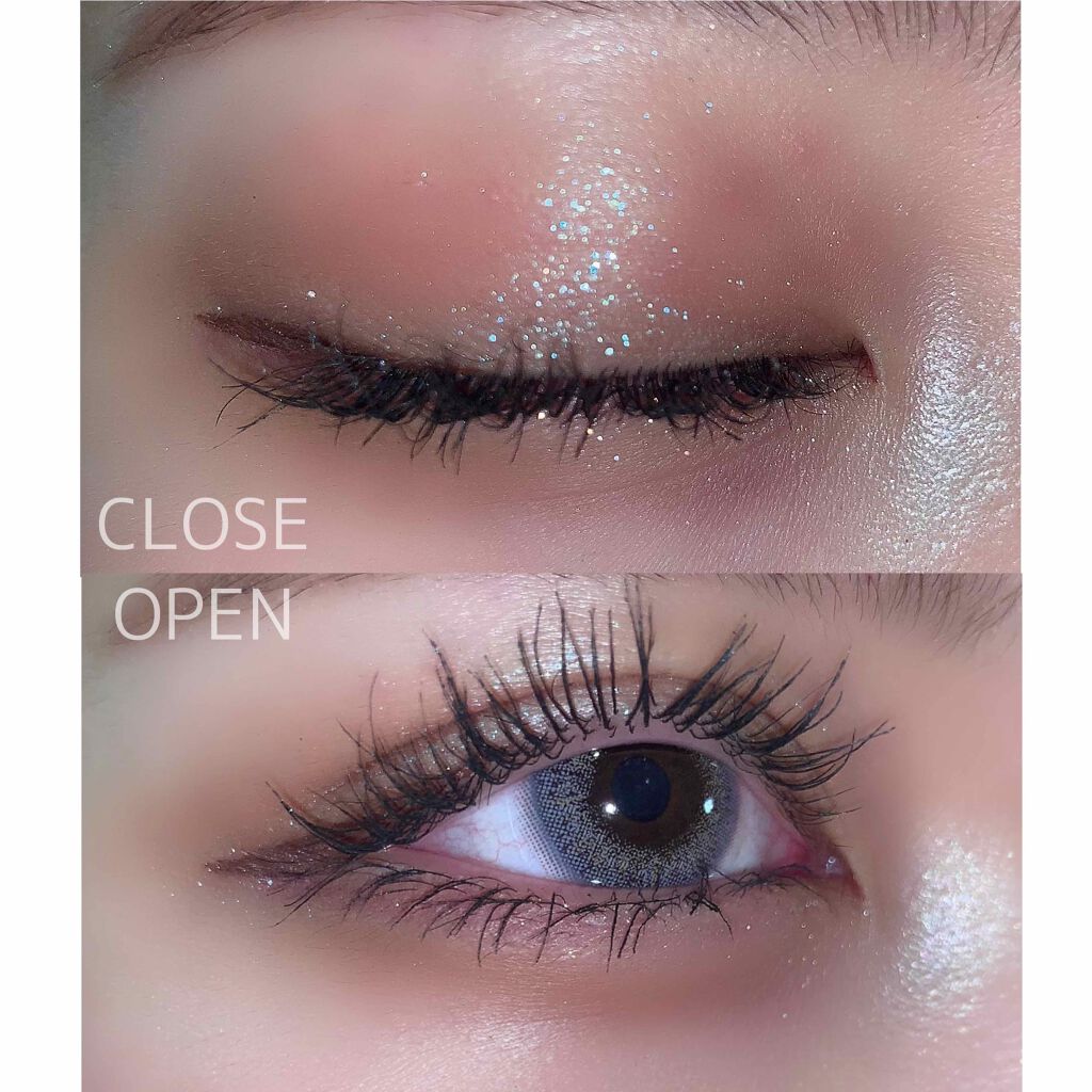 グリッター シャドウ カラー/rom&nd/グリッターを使ったクチコミ（2枚目）